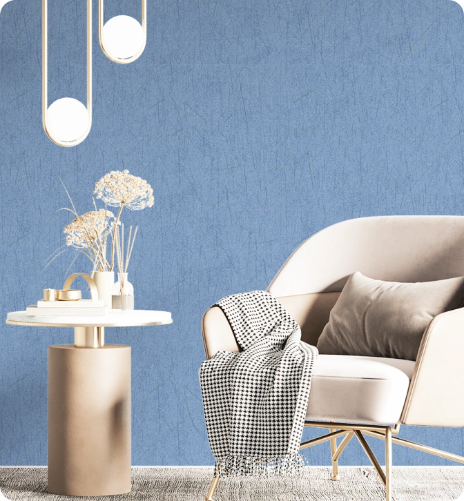 Minimalist blue Abstract with line texture